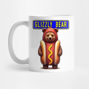 Glizzly grizzly Bear glizzy hot dog meme Mug